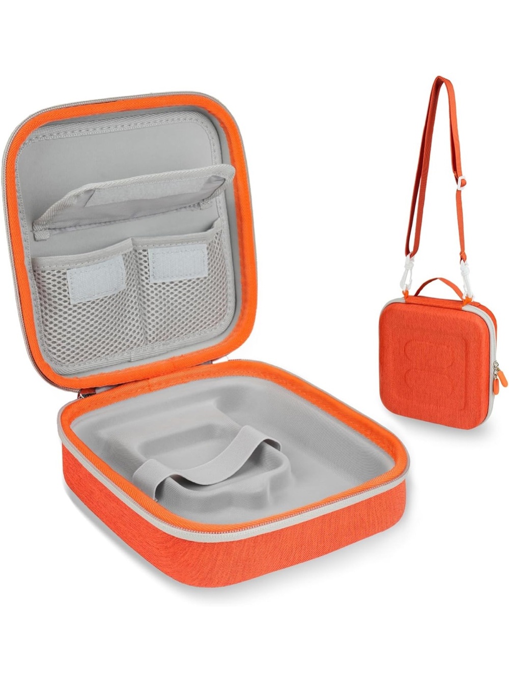 Orange Carrying Case for the travel Yoto* and headphones* (*not included)